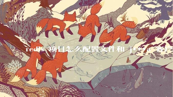 redis 项目怎么配置文件和 j***a 客户端连接？